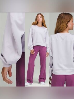 Lululemon Perfectly Oversized Cropped Crew *Softstreme